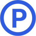 Ícone de estacionamento.